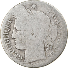 Coin, France, Cérès, Franc, 1850, Paris, VG(8-10), Silver, KM:759.1
