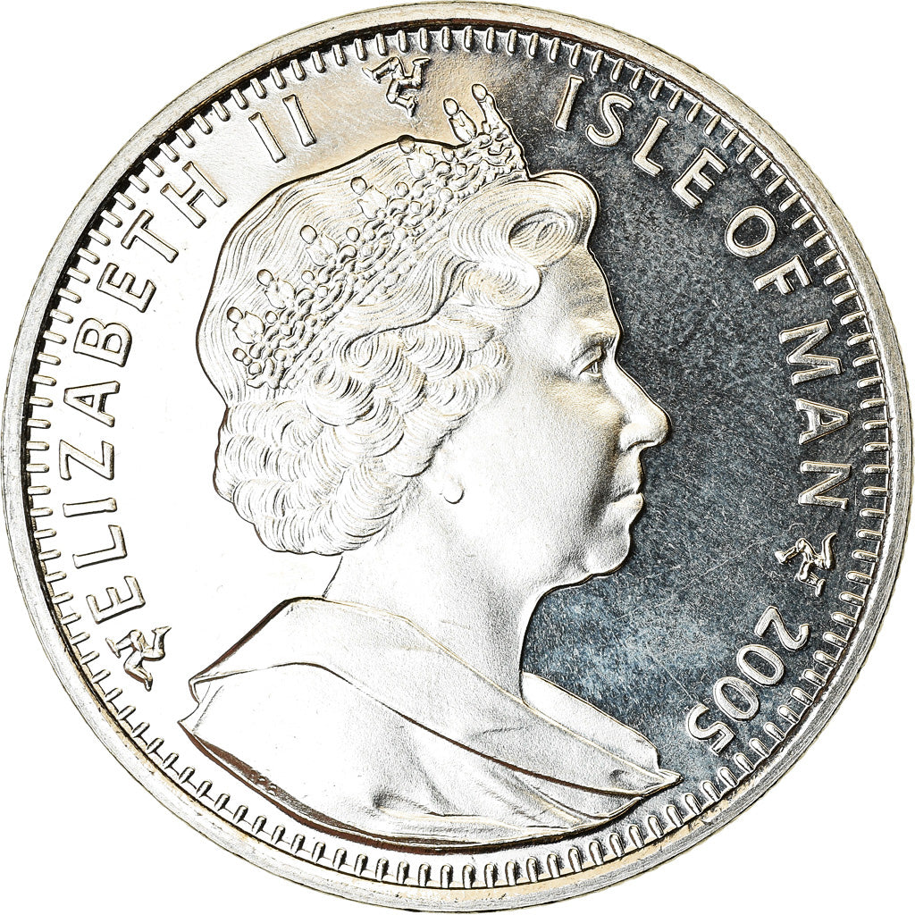 Coin, Isle of Man, Crown, 2005, Pobjoy Mint, Trafalgar - Horatio Nelson, MS(63)