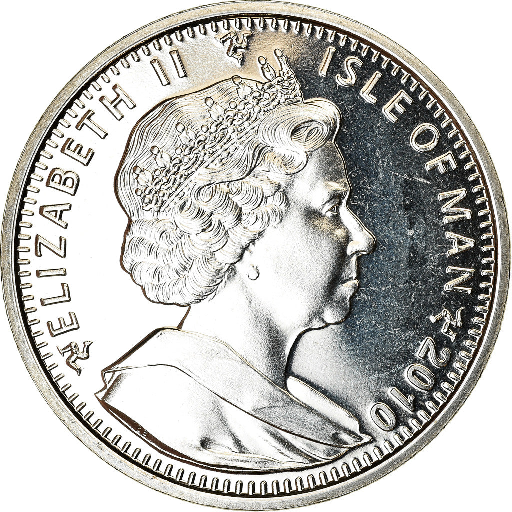 Coin, Isle of Man, Crown, 2010, Pobjoy Mint, Aviron, MS(63), Cupro-nickel
