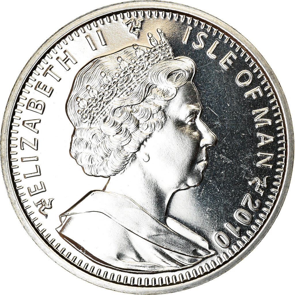 Coin, Isle of Man, Crown, 2010, Pobjoy Mint, Boxe, MS(63), Cupro-nickel