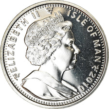 Coin, Isle of Man, Crown, 2010, Pobjoy Mint, Boxe, MS(63), Cupro-nickel