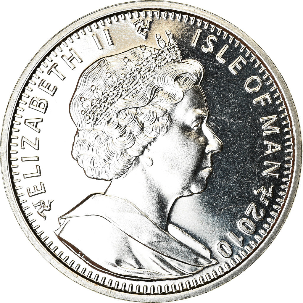 Coin, Isle of Man, Crown, 2010, Pobjoy Mint, Boxe, MS(63), Cupro-nickel