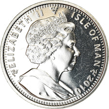 Coin, Isle of Man, Crown, 2010, Pobjoy Mint, Boxe, MS(63), Cupro-nickel