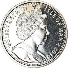 Monnaie, Isle of Man, Crown, 2010, Pobjoy Mint, Boxe, SPL, Cupro-nickel