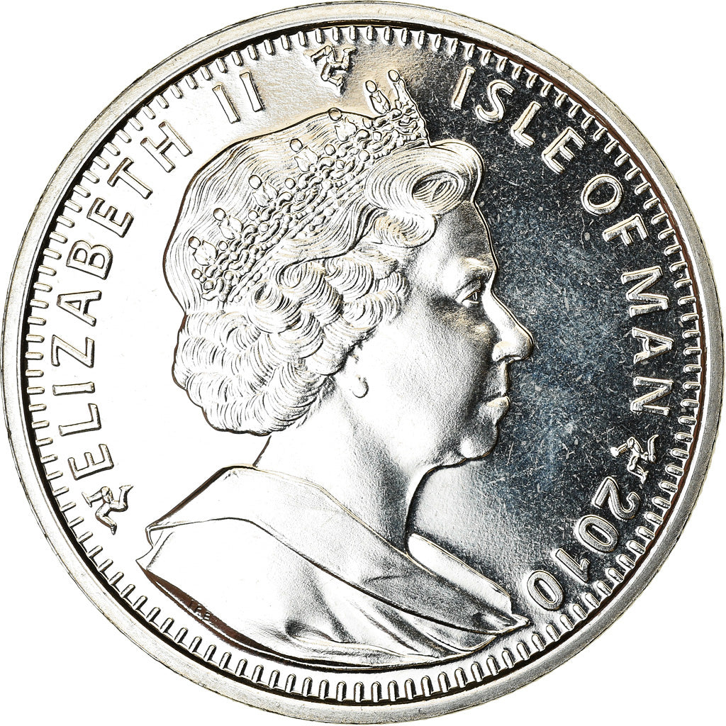 Coin, Isle of Man, Crown, 2010, Pobjoy Mint, Cyclisme, MS(63), Cupro-nickel