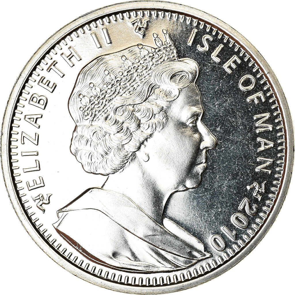 Coin, Isle of Man, Crown, 2010, Pobjoy Mint, Cyclisme, MS(63), Cupro-nickel