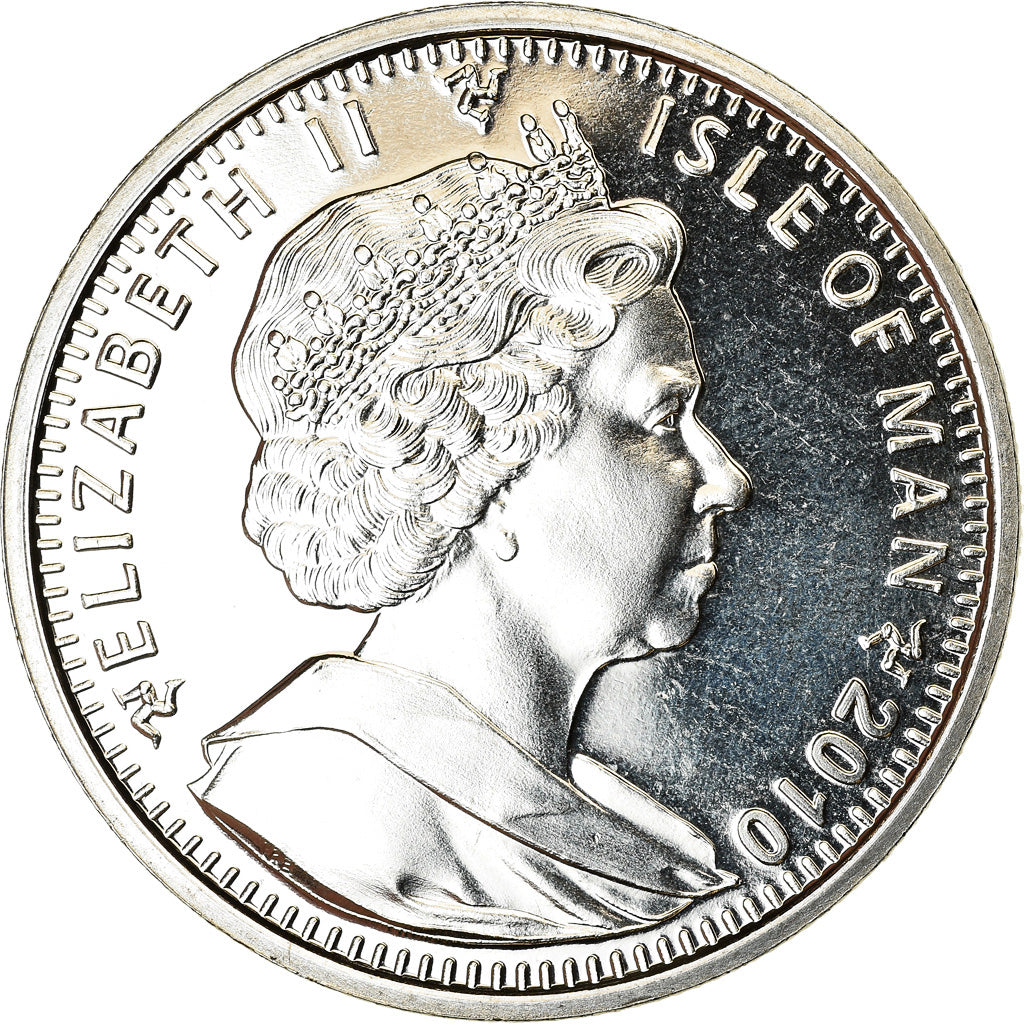 Coin, Isle of Man, Crown, 2010, Pobjoy Mint, Cyclisme, MS(63), Cupro-nickel