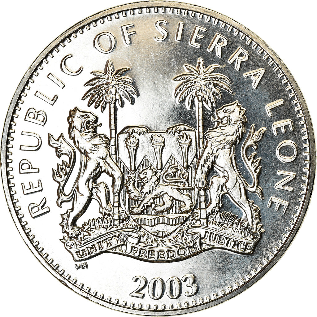 Coin, Sierra Leone, Dollar, 2003, British Royal Mint, Jeux Olympiques d'Athènes