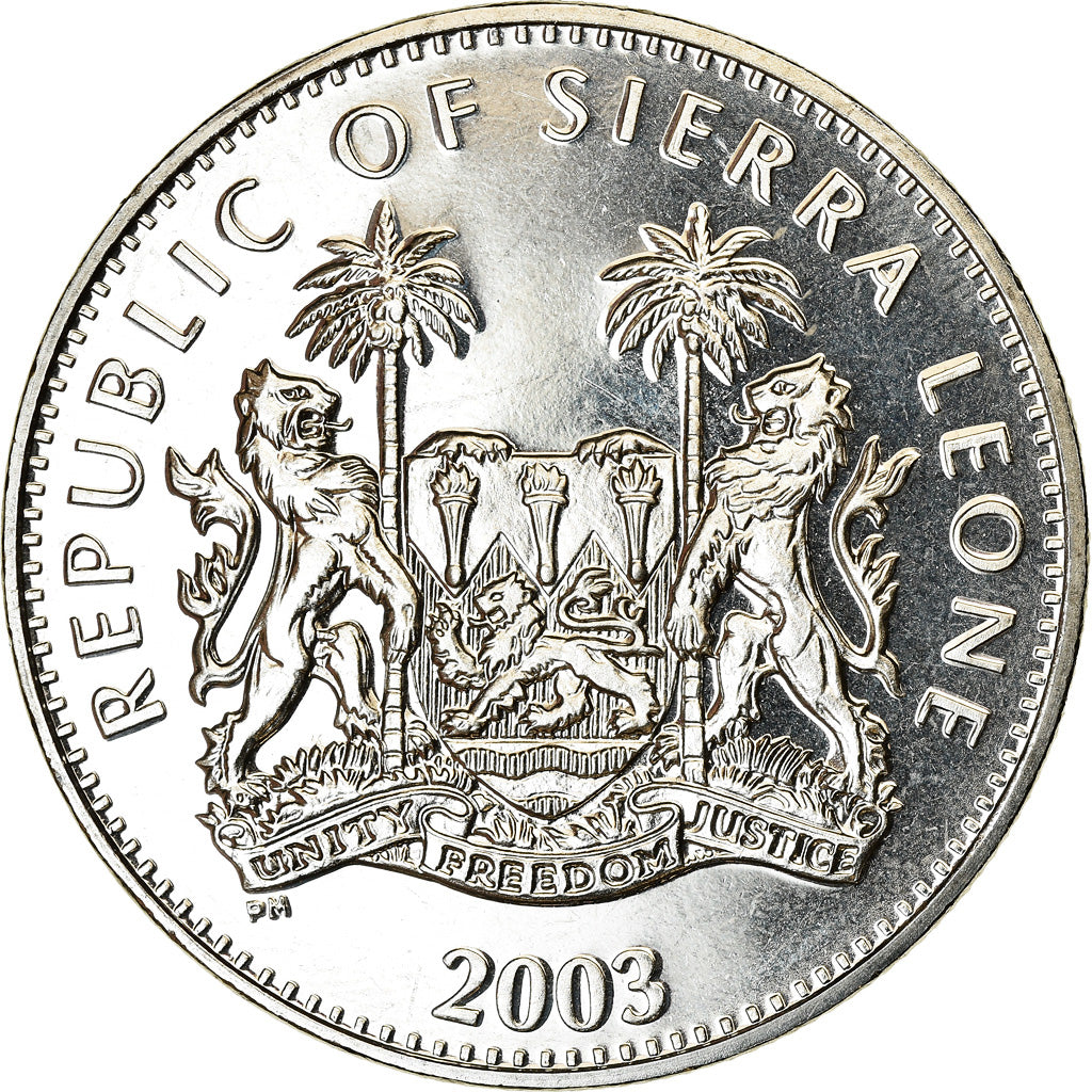 Coin, Sierra Leone, Dollar, 2003, British Royal Mint, Jeux Olympiques d'Athènes