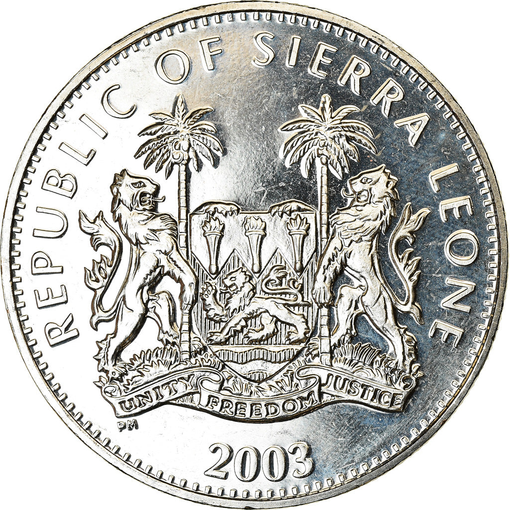 Moneda, Sierra Leona, Dollar, 2003, British Royal Mint, Jeux Olympiques