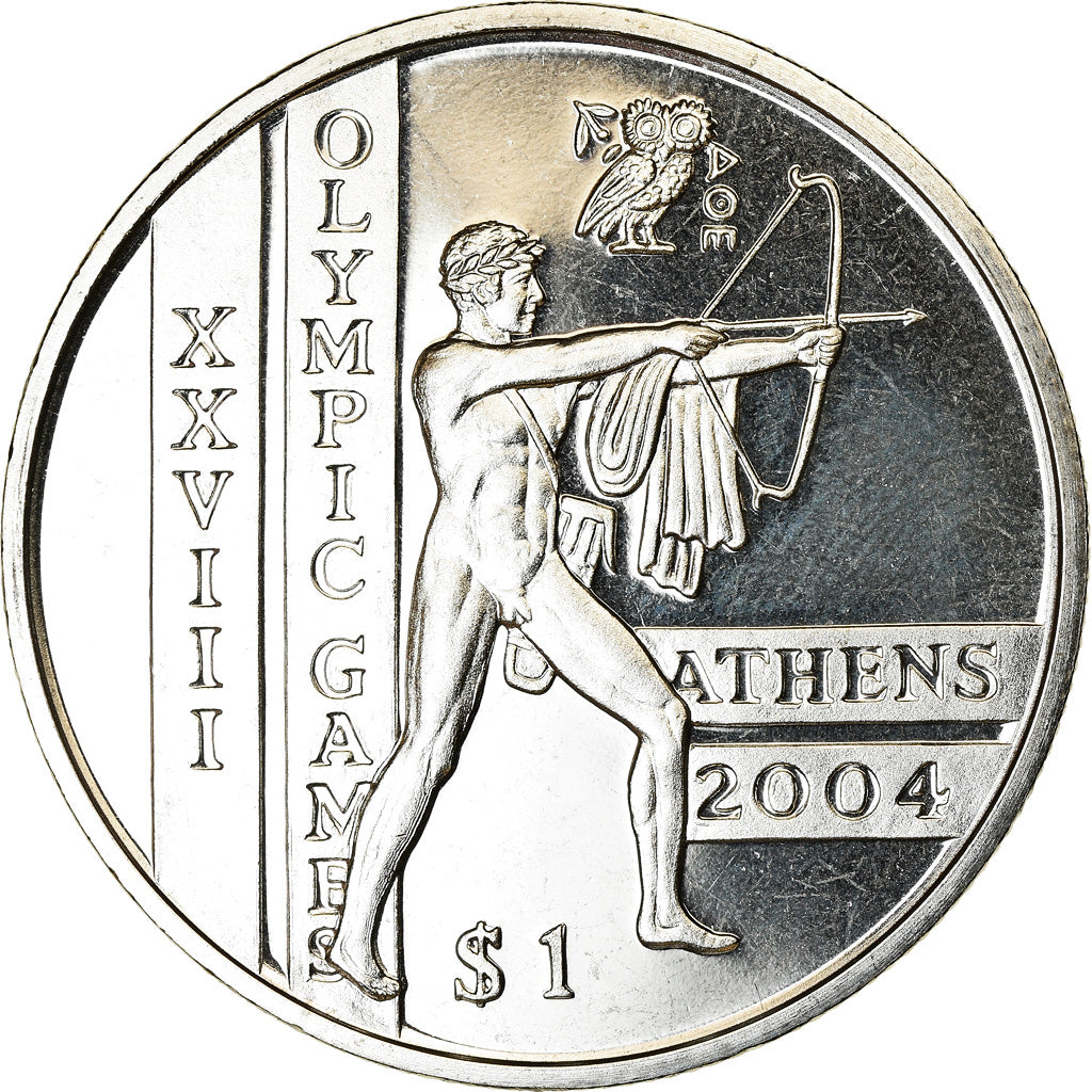 Coin, Sierra Leone, Dollar, 2003, British Royal Mint, Jeux Olympiques d'Athènes