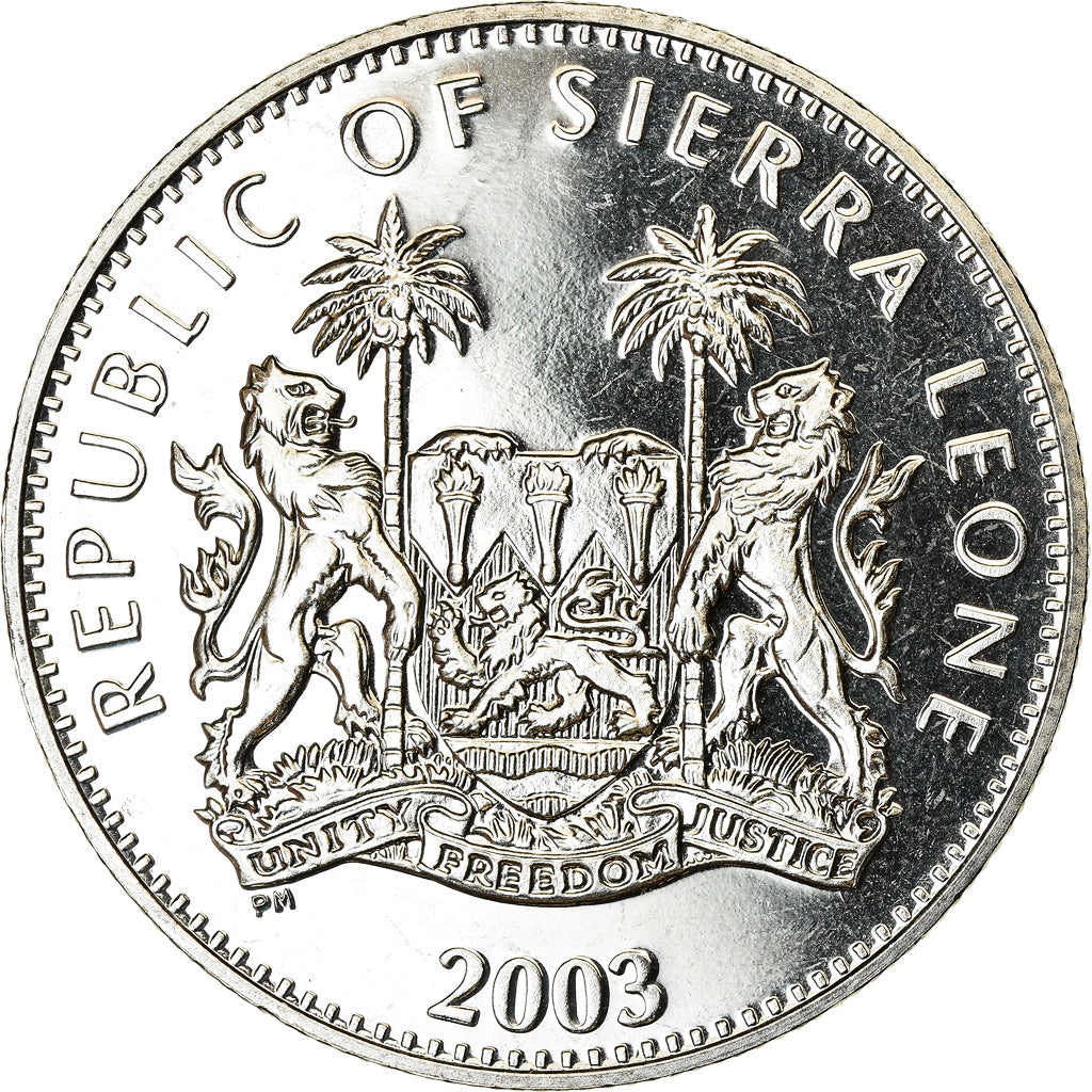 Coin, Sierra Leone, Dollar, 2003, British Royal Mint, Jeux Olympiques d'Athènes