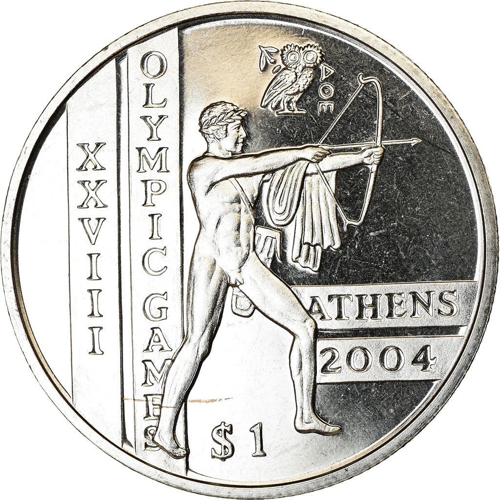 Coin, Sierra Leone, Dollar, 2003, British Royal Mint, Jeux Olympiques d'Athènes