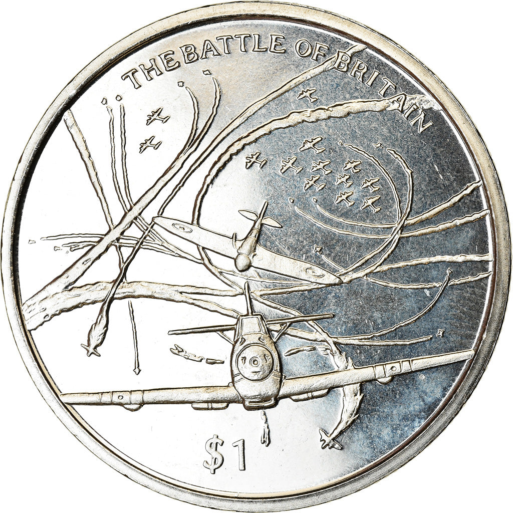 Coin, Sierra Leone, Dollar, 2005, British Royal Mint, Bataille d'Angleterre