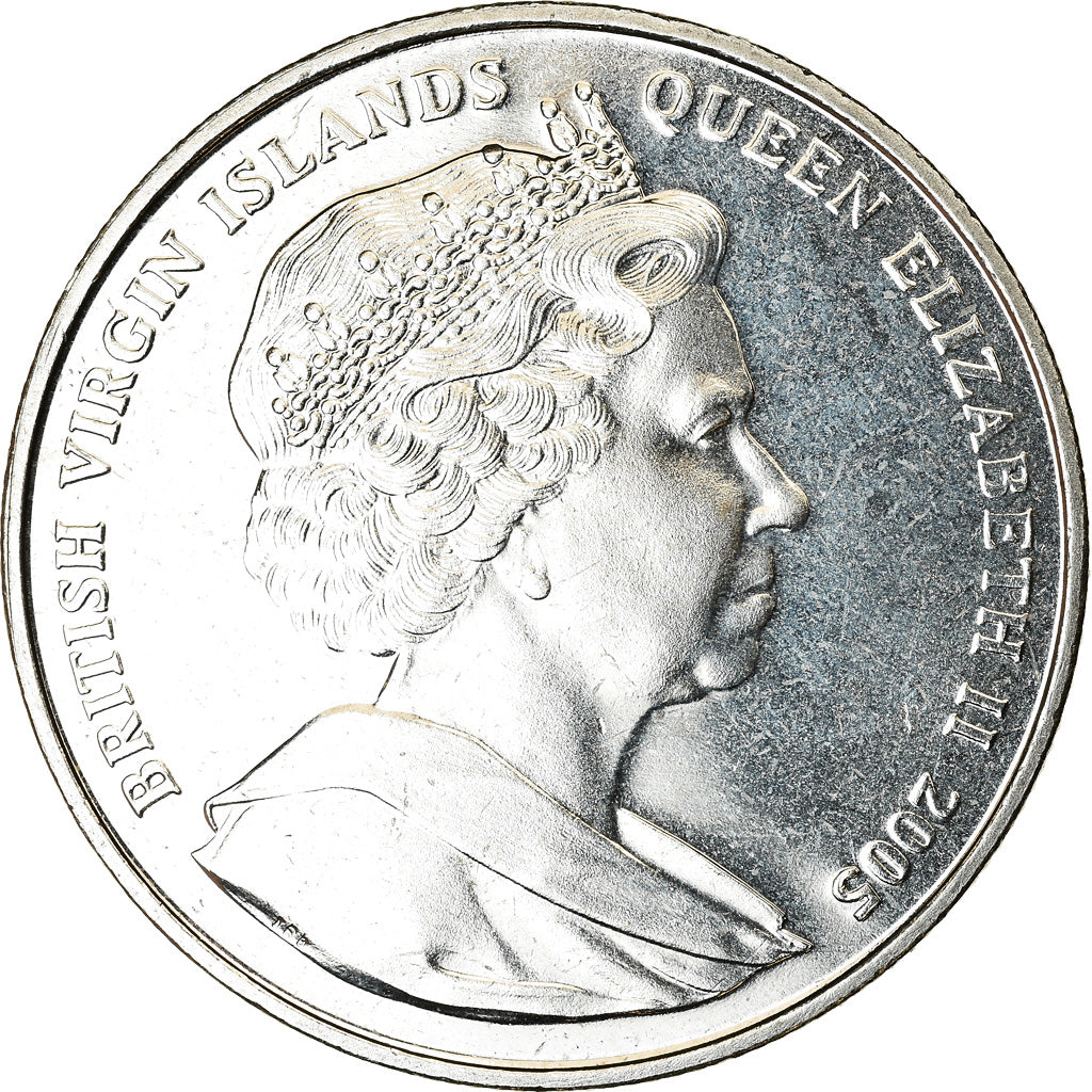 Coin, BRITISH VIRGIN ISLANDS, Dollar, 2005, Franklin Mint, Horatio Nelson