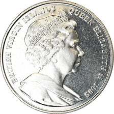 Moneta, ISOLE VERGINI BRITANNICHE, Dollar, 2005, Franklin Mint, Horatio Nelson