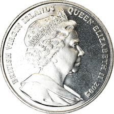 Coin, BRITISH VIRGIN ISLANDS, Dollar, 2005, Franklin Mint, Horatio Nelson