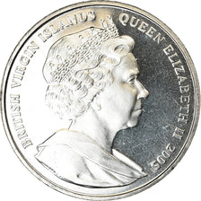 Coin, BRITISH VIRGIN ISLANDS, Dollar, 2005, Franklin Mint, V.E Day, MS(63)