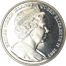 Moneta, BRYTYJSKIE WYSPY DZIEWICZE, Dollar, 2003, Franklin Mint, JFK - "Ich bin