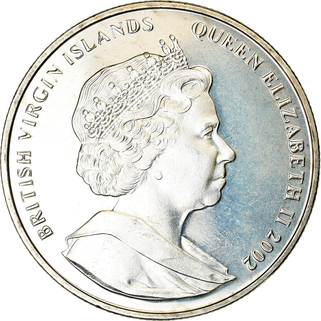 Coin, BRITISH VIRGIN ISLANDS, Dollar, 2002, Franklin Mint, 11 septembre 2001 -