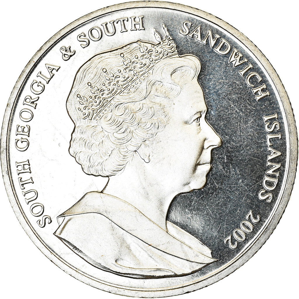 Munten, Zuid Georgia en de Zuidelijke Sandwich Eilanden, 2 Pounds, 2002, Lady