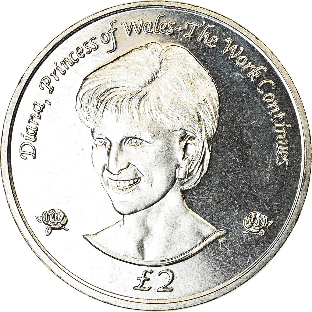 Munten, Zuid Georgia en de Zuidelijke Sandwich Eilanden, 2 Pounds, 2002, Lady