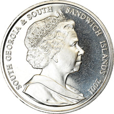 Moneta, Południowa Gruzja i Południowe Wyspy Sandwich, 2 Pounds, 2001, Sir