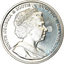 Coin, South Georgia and the South Sandwich Islands, 2 Pounds, 2006, Eléphants