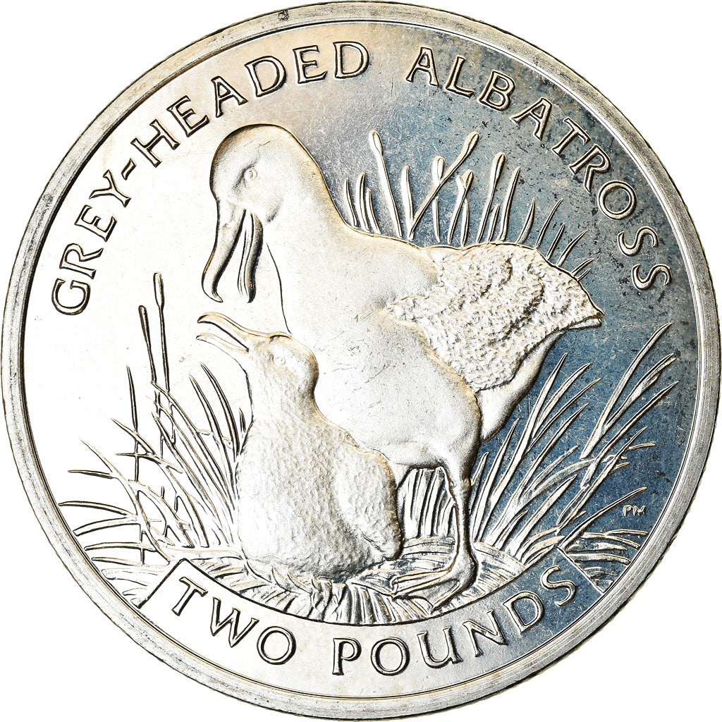 Moneta, Georgia del Sud e Isole Sandwich Meridionali, 2 Pounds, 2006, Albatros