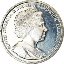 Moneda, Islas Georgias del Sur y Sandwich del Sur, 2 Pounds, 2006, Albatros à
