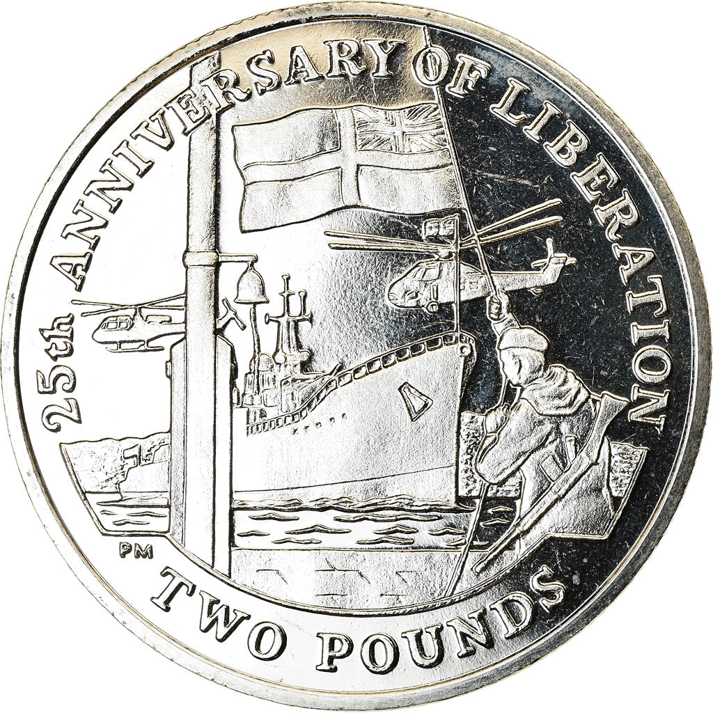 Moneta, Georgia del Sud e Isole Sandwich Meridionali, 2 Pounds, 2007, 25ème