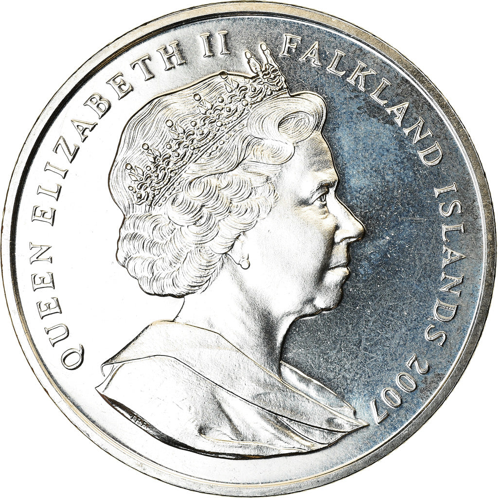 Coin, Falkland Islands, 2 Pounds, 2007, Lady Diana - Princesse de Galles