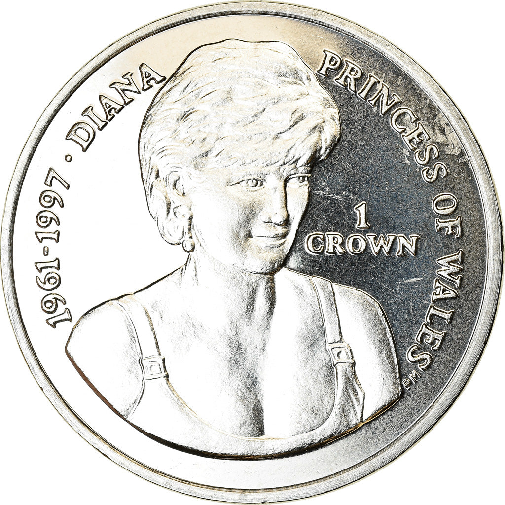 Coin, Falkland Islands, 2 Pounds, 2007, Lady Diana - Princesse de Galles