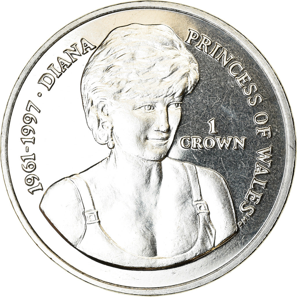 Coin, Falkland Islands, 2 Pounds, 2007, Lady Diana - Princesse de Galles