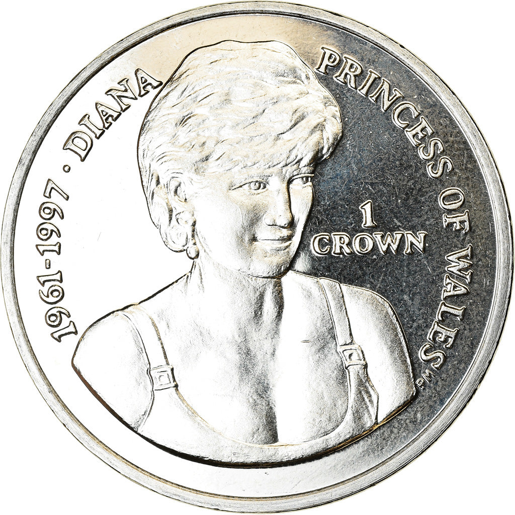 Coin, Falkland Islands, 2 Pounds, 2007, Lady Diana - Princesse de Galles