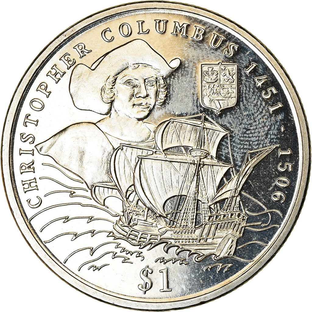 Coin, Sierra Leone, Dollar, 2006, British Royal Mint, Christophe Colomb, MS(63)