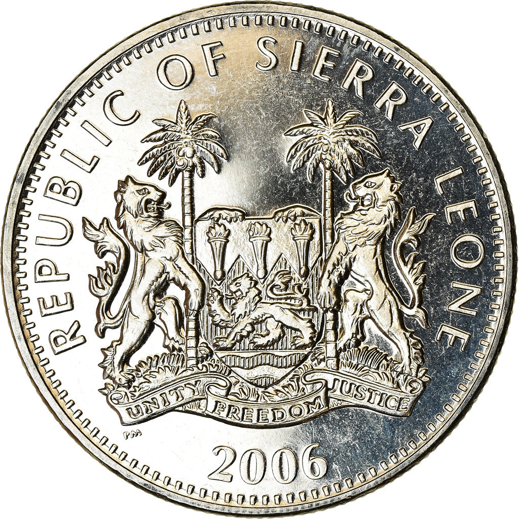 Coin, Sierra Leone, Dollar, 2006, British Royal Mint, Christophe Colomb, MS(63)