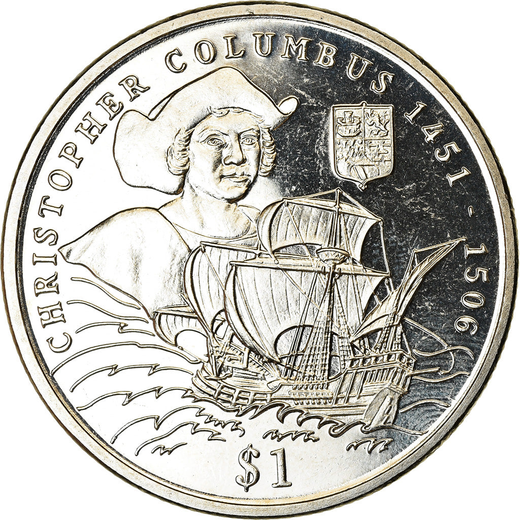 Coin, Sierra Leone, Dollar, 2006, British Royal Mint, Christophe Colomb, MS(63)