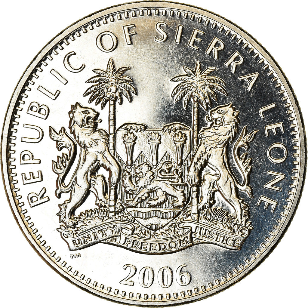 Coin, Sierra Leone, Dollar, 2006, British Royal Mint, Christophe Colomb, MS(63)