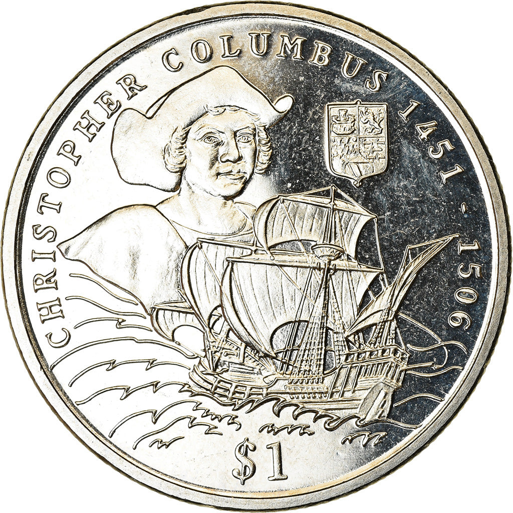 Coin, Sierra Leone, Dollar, 2006, British Royal Mint, Christophe Colomb, MS(63)