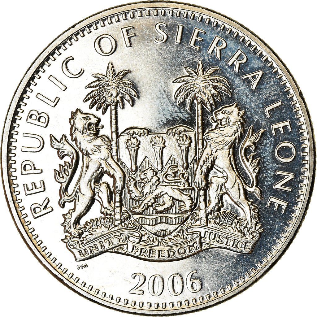 Coin, Sierra Leone, Dollar, 2006, British Royal Mint, Christophe Colomb, MS(63)