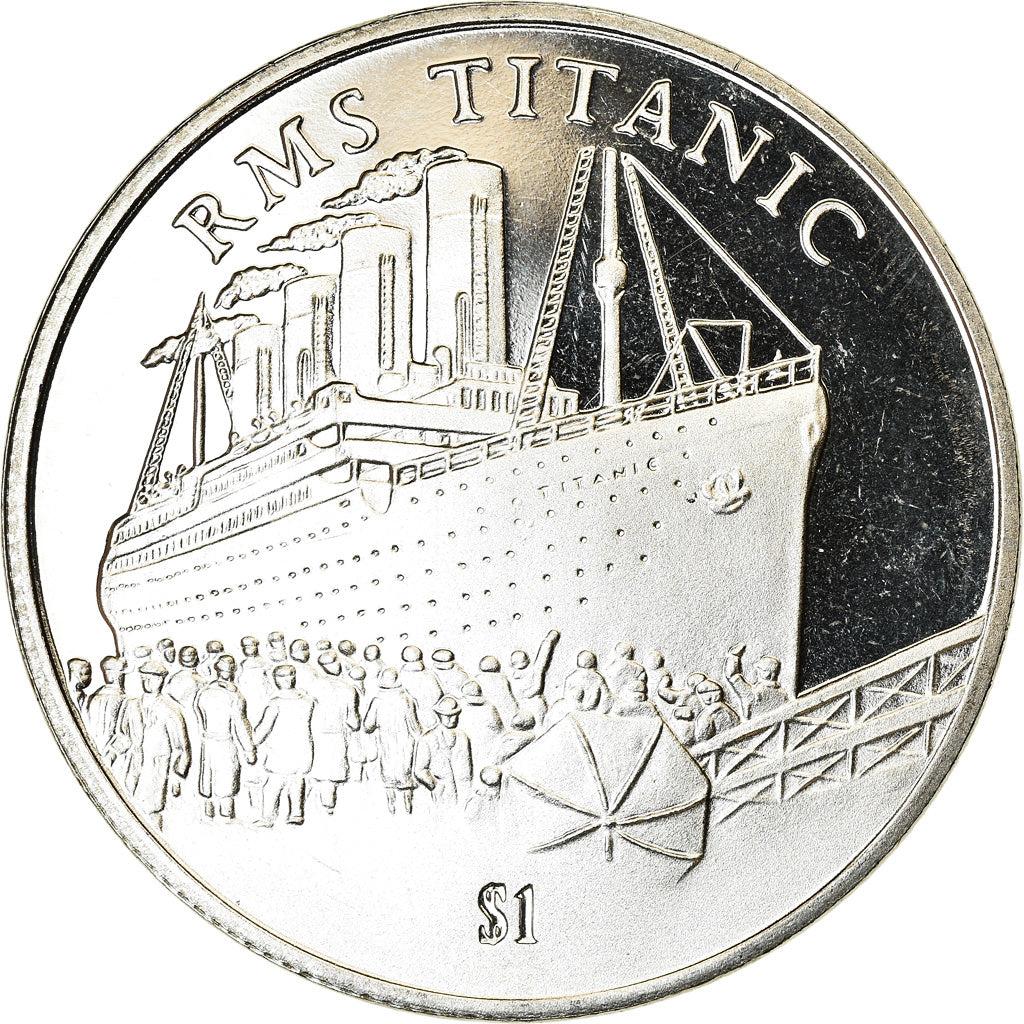 Coin, Sierra Leone, Dollar, 2002, British Royal Mint, RMS Titanic, MS(63)
