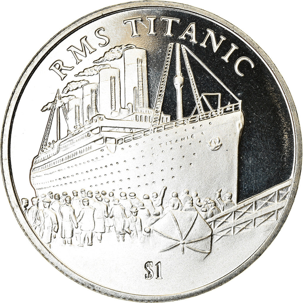 Coin, Sierra Leone, Dollar, 2002, British Royal Mint, RMS Titanic, MS(63)