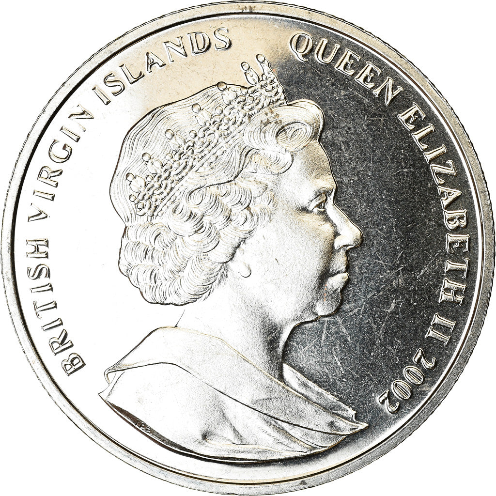 Coin, BRITISH VIRGIN ISLANDS, Dollar, 2002, Franklin Mint, Lady Diana -