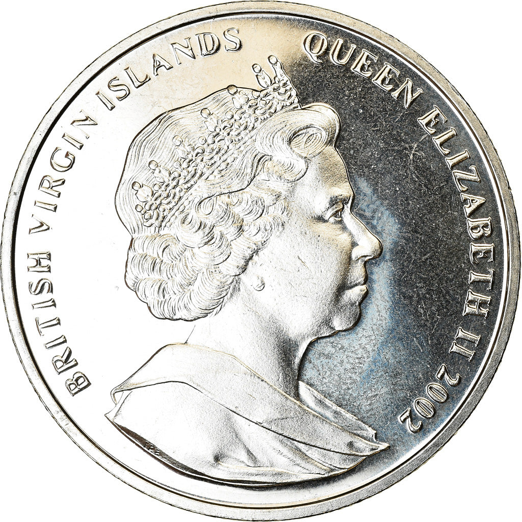 Moneta, BRYTYJSKIE WYSPY DZIEWICZE, Dollar, 2002, Franklin Mint, Lady Diana -