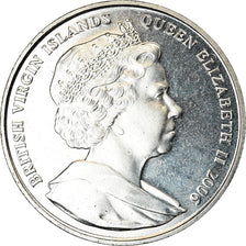 Coin, BRITISH VIRGIN ISLANDS, Dollar, 2006, Franklin Mint, Dauphins, MS(63)