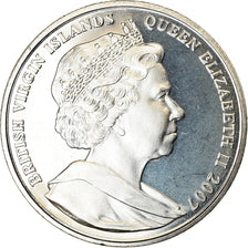 Coin, BRITISH VIRGIN ISLANDS, Dollar, 2007, Franklin Mint, Mère Teresa et Lady