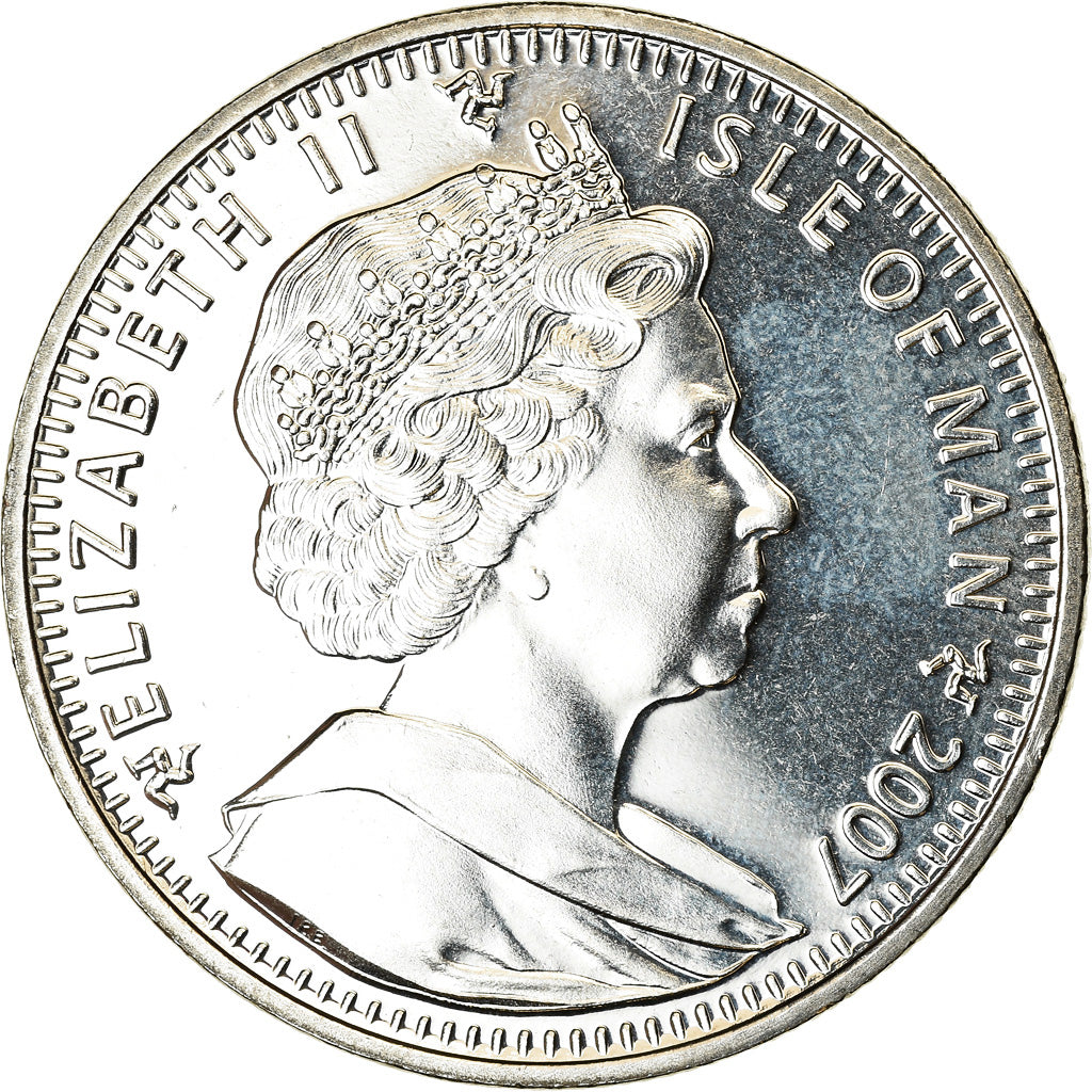 Coin, Isle of Man, Crown, 2007, Pobjoy Mint, Centenaire du scoutisme, MS(63)