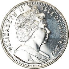 Coin, Isle of Man, Crown, 2007, Pobjoy Mint, Centenaire du scoutisme, MS(63)