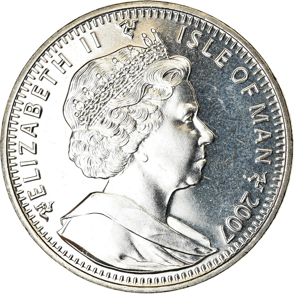 Coin, Isle of Man, Crown, 2007, Pobjoy Mint, Centenaire du scoutisme, MS(63)